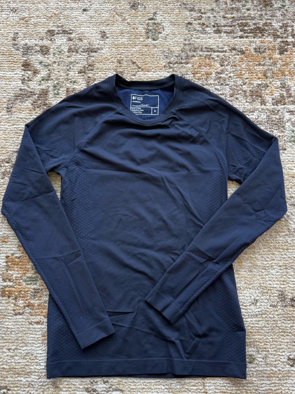 FIGS Women's Navy seamless under scrub - S